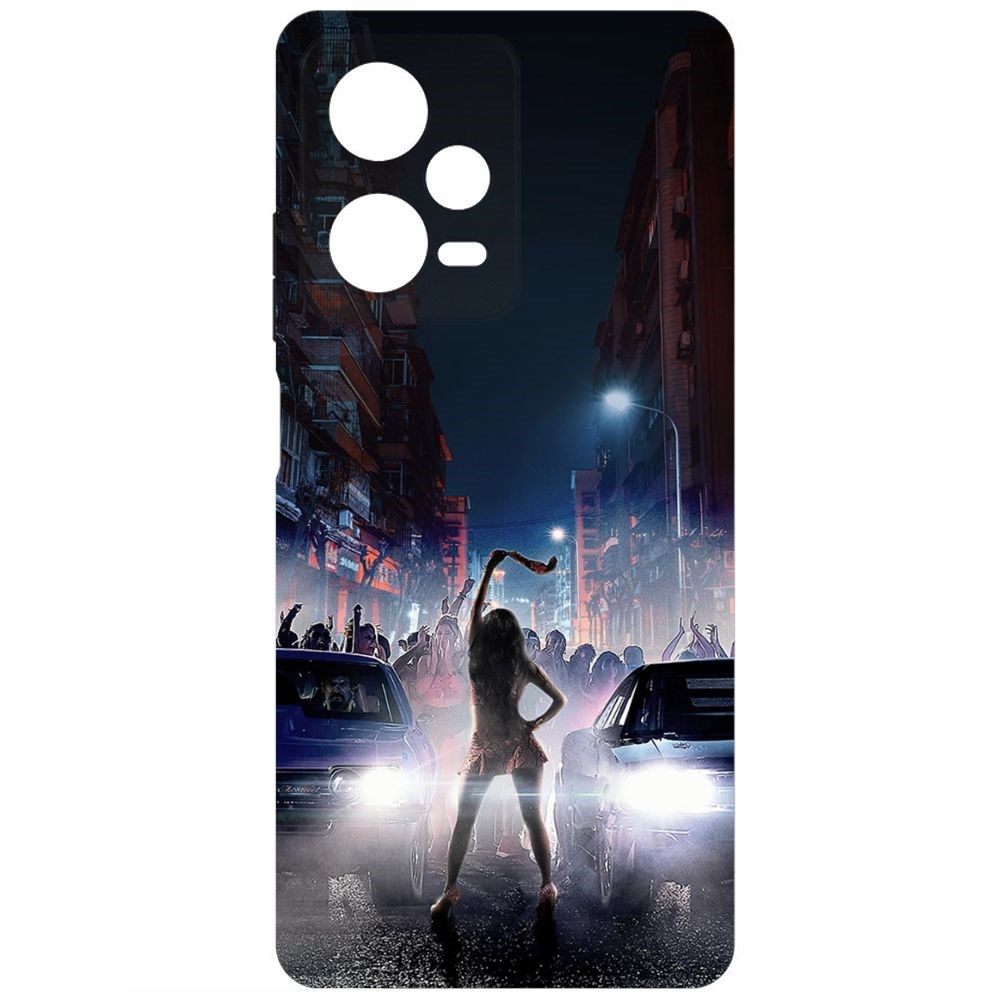 

Чехол-накладка Soft Case Форсаж. Стритрейсинг для Xiaomi Redmi Note 12 Pro+ 5G черный