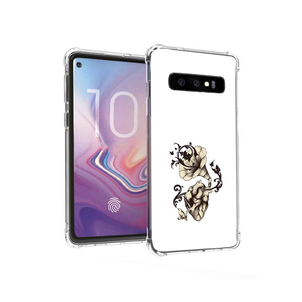 

Чехол MyPads Tocco для Samsung Galaxy S10 Граммофон (PT125897.498.55), Прозрачный, Tocco