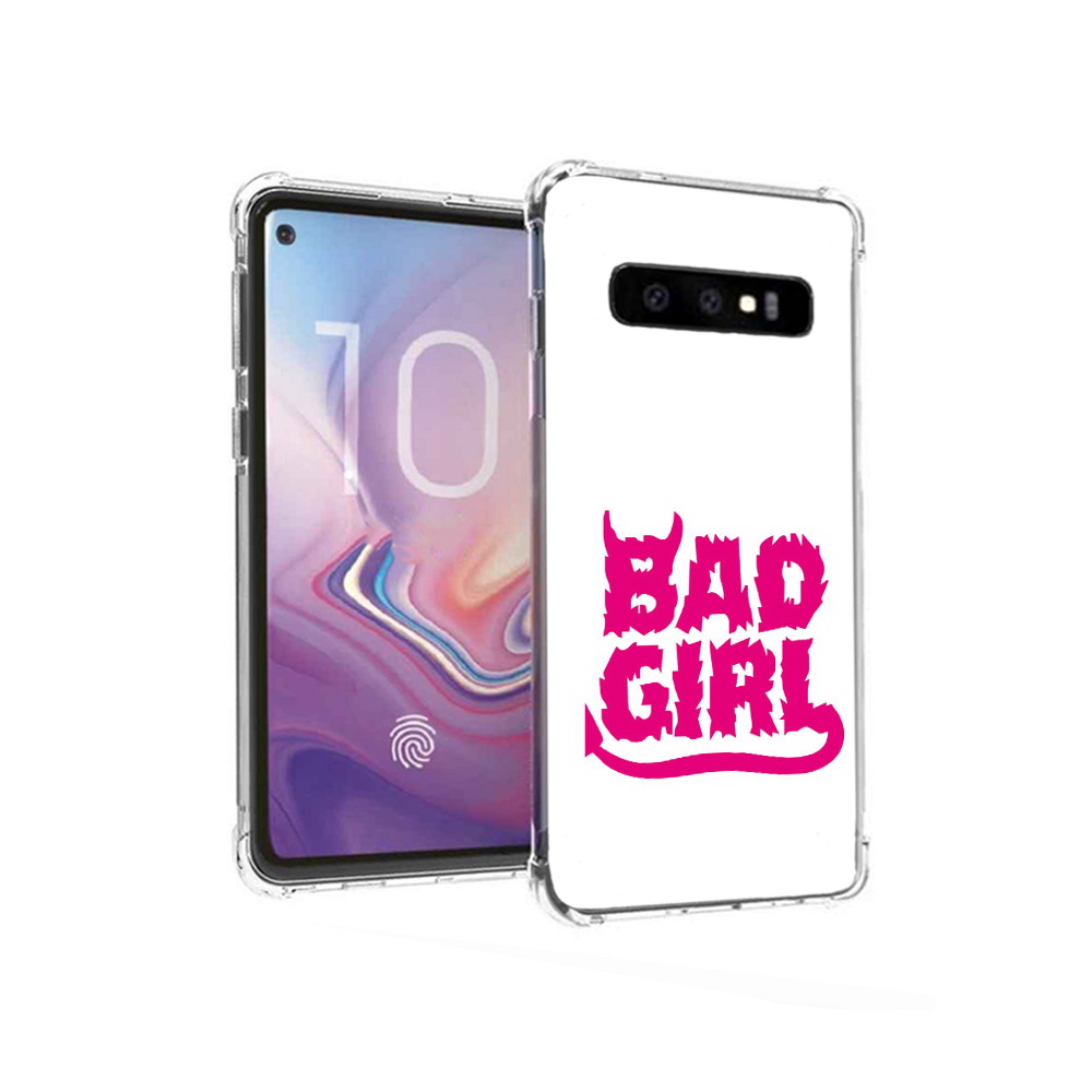 

Чехол MyPads Tocco для Samsung Galaxy S10 плохая девочка (PT125897.498.545), Прозрачный, Tocco