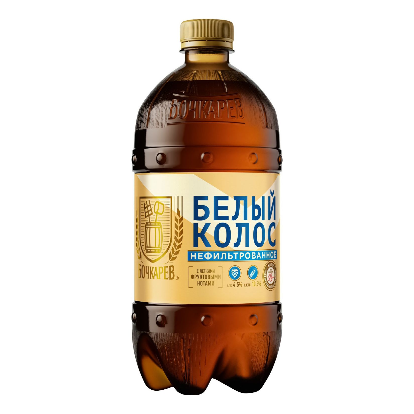 

Пивной напиток Бочкарев Белый колос 950 мл, Белое