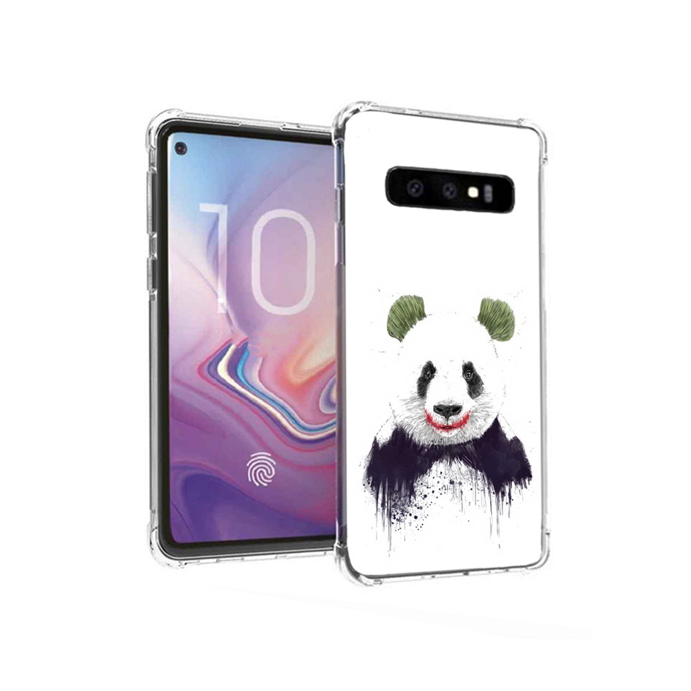 

Чехол MyPads Tocco для Samsung Galaxy S10 панда джокер (PT125897.498.533), Прозрачный, Tocco