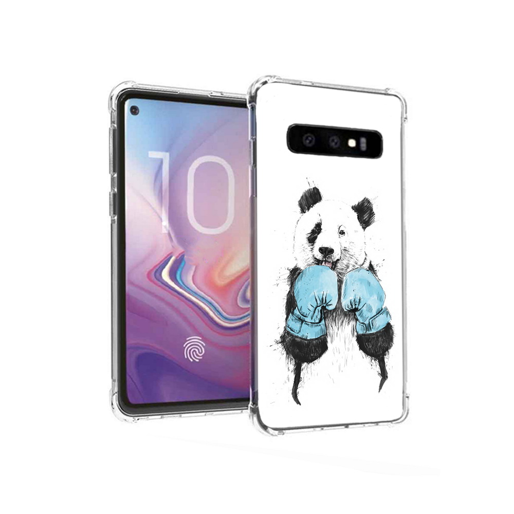

Чехол MyPads Tocco для Samsung Galaxy S10 панда боксер (PT125897.498.531), Прозрачный, Tocco
