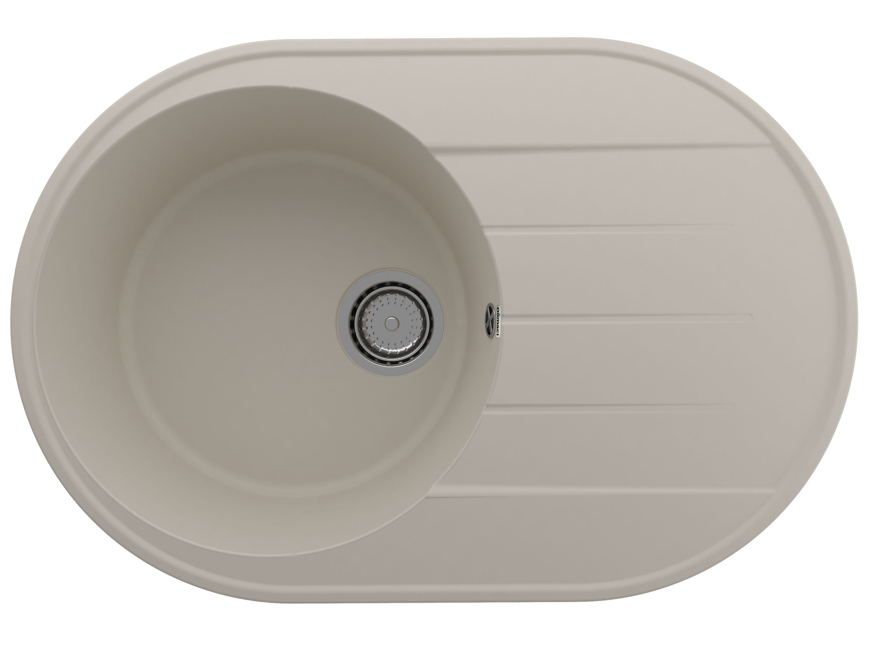 

Мойка кухонная Domaci Солерно DN 750-02 лен, Бежевый, Солерно DN 750