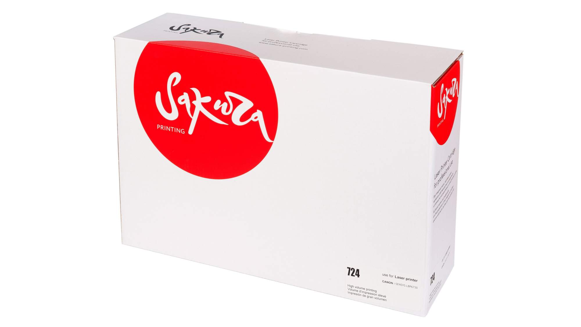 

Картридж для лазерного принтера SAKURA CRG724 SACRG724 Black, совместимый, Черный, CRG724