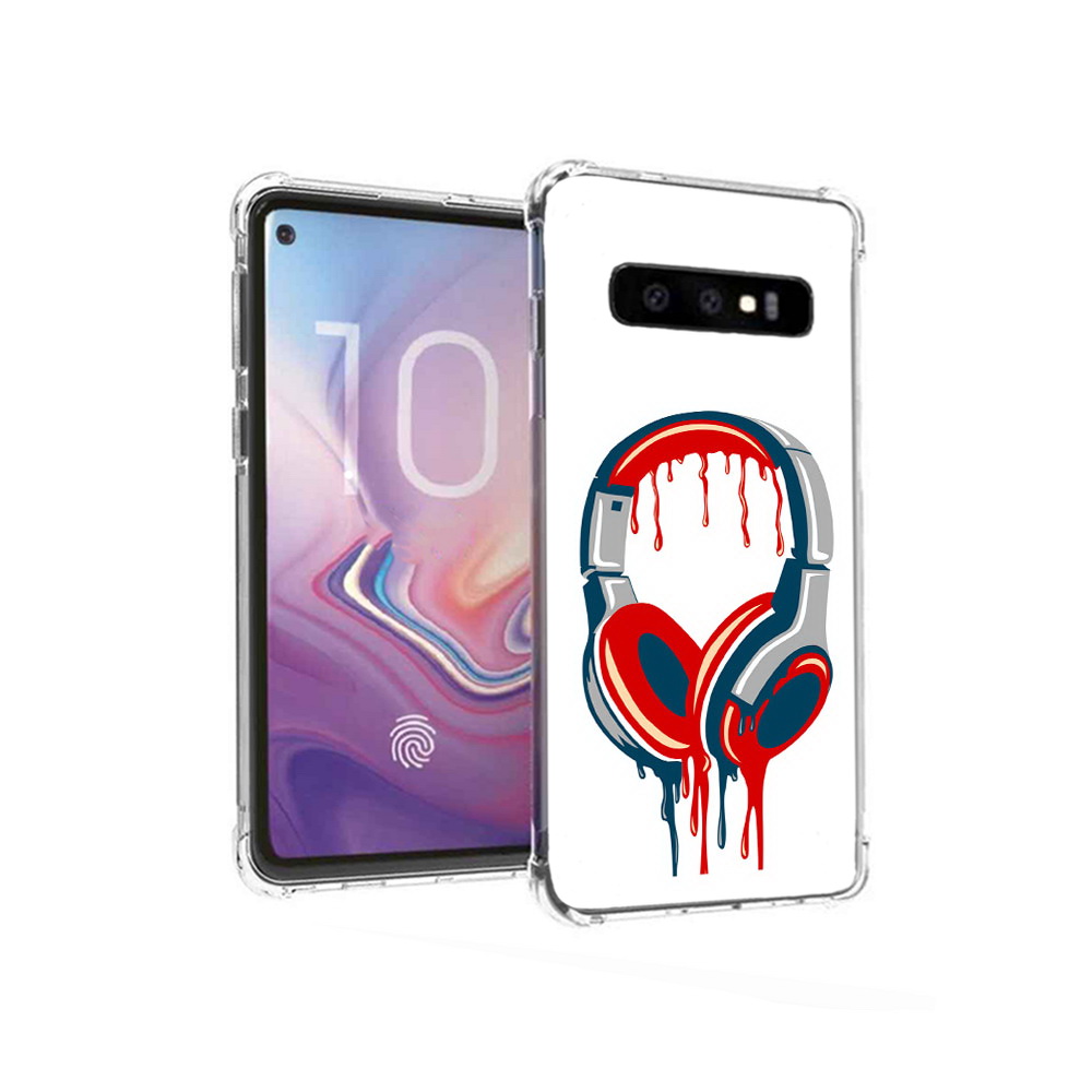 

Чехол MyPads Tocco для Samsung Galaxy S10 не делай громко (PT125897.498.517), Прозрачный, Tocco