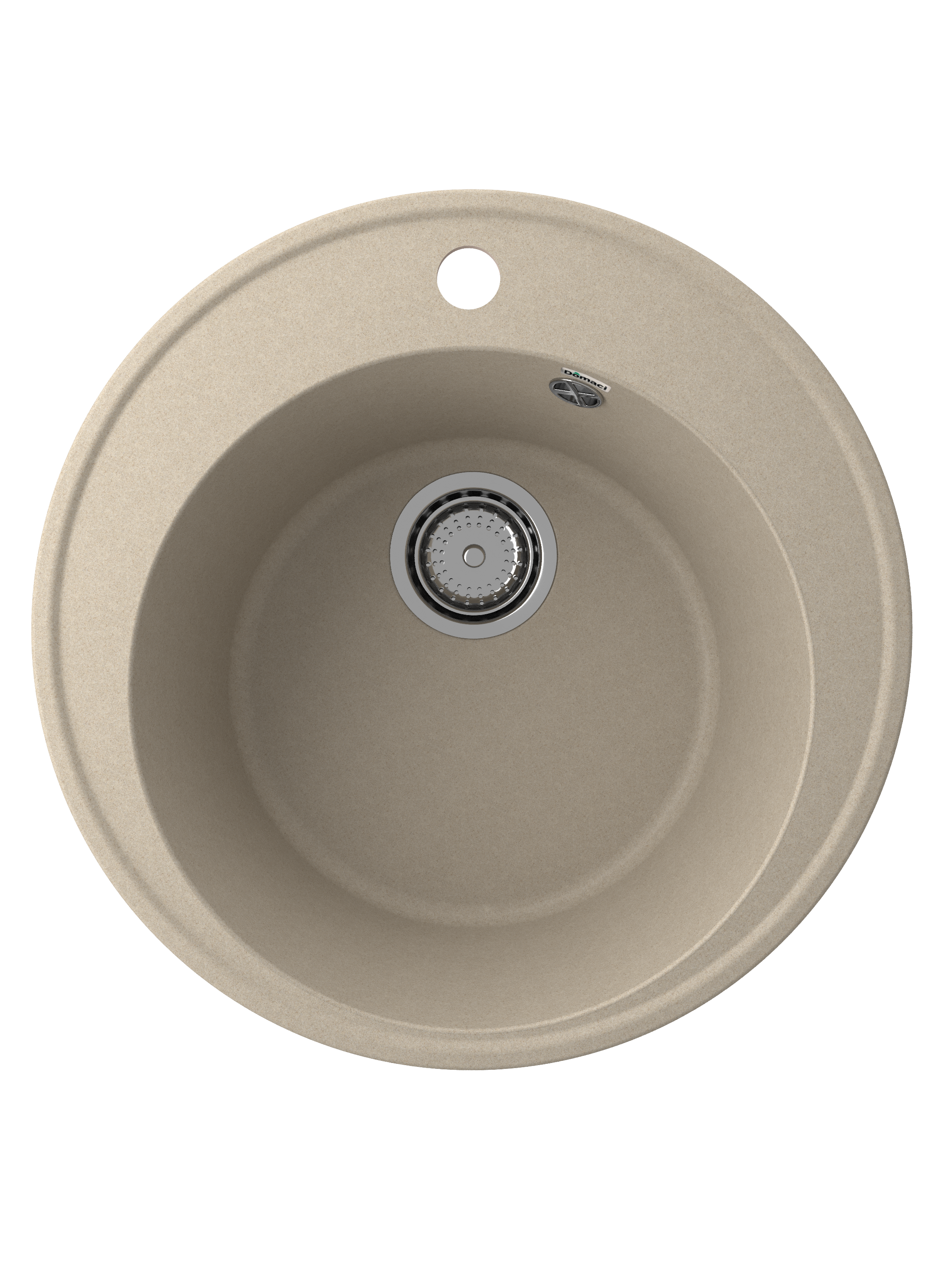 

Мойка кухонная Domaci Солерно DN 485-03 десерт, Бежевый, Солерно DN 485