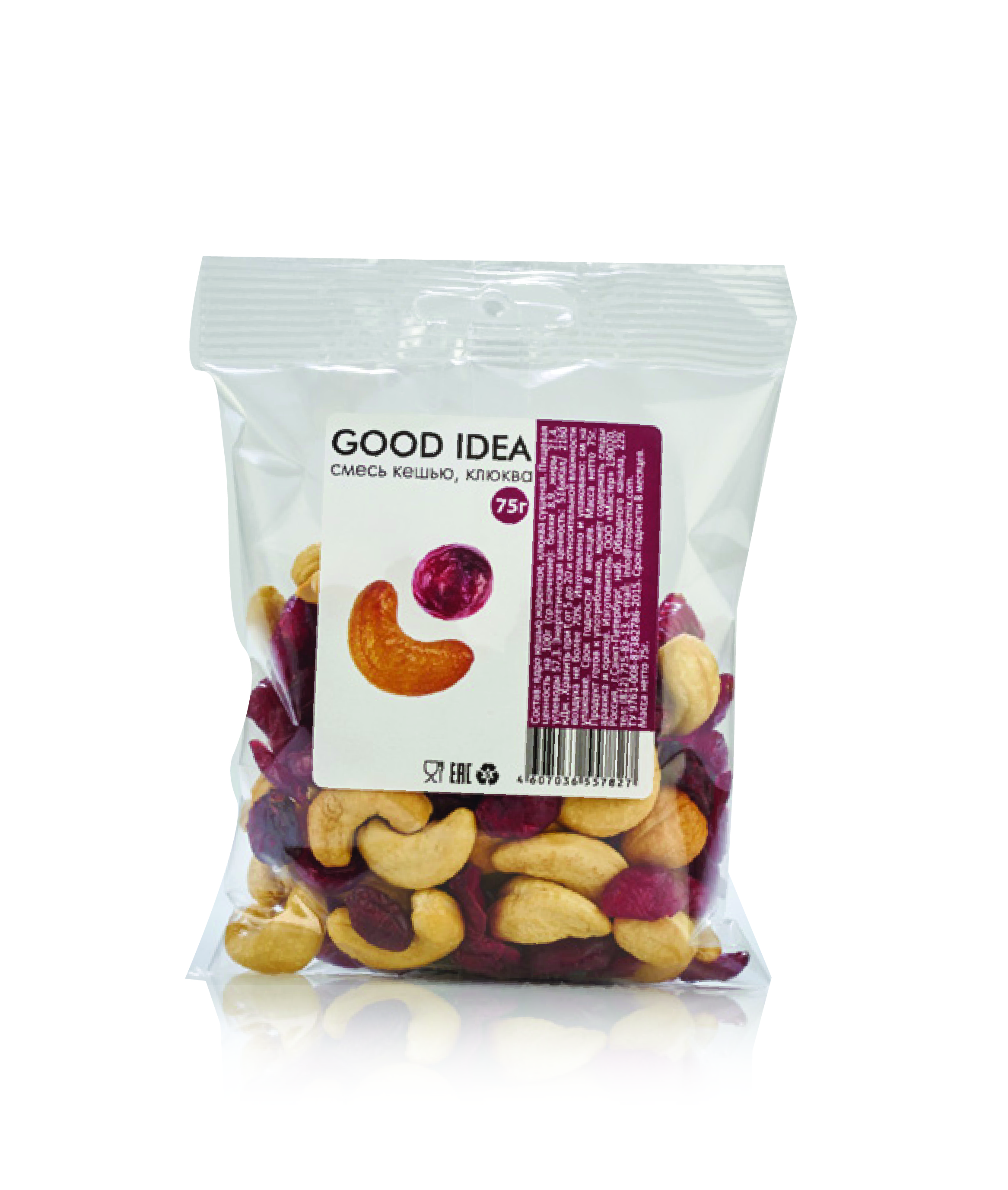 

Смесь Good Idea Клюква-кешью, 75 г