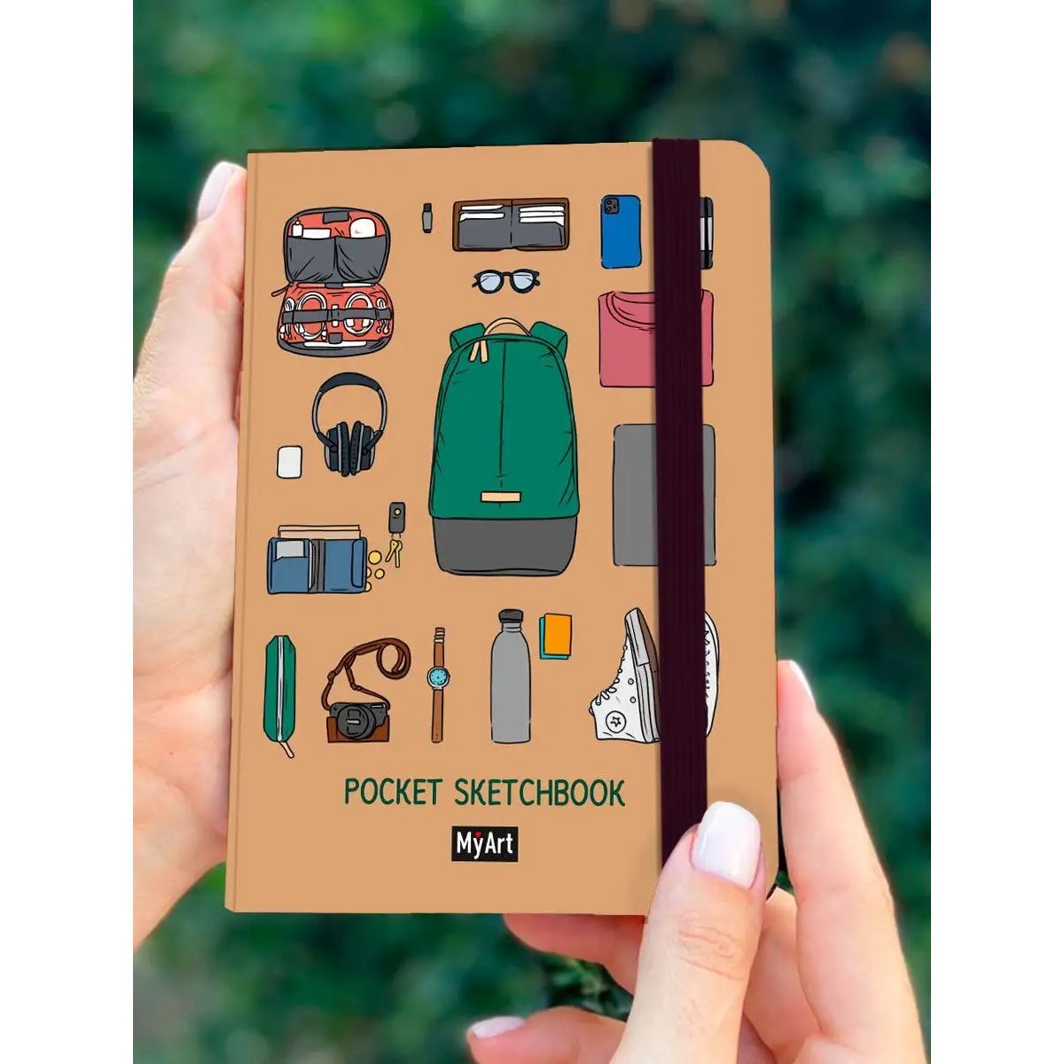 

Скетчбук А6 MyArt Pocket Аксессуары, 96 страниц, MyArt Pocket
