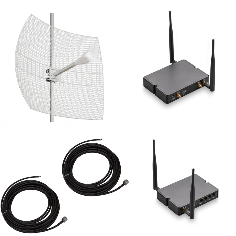 

Комплект интернета 4G для дачи Kroks до 20 км