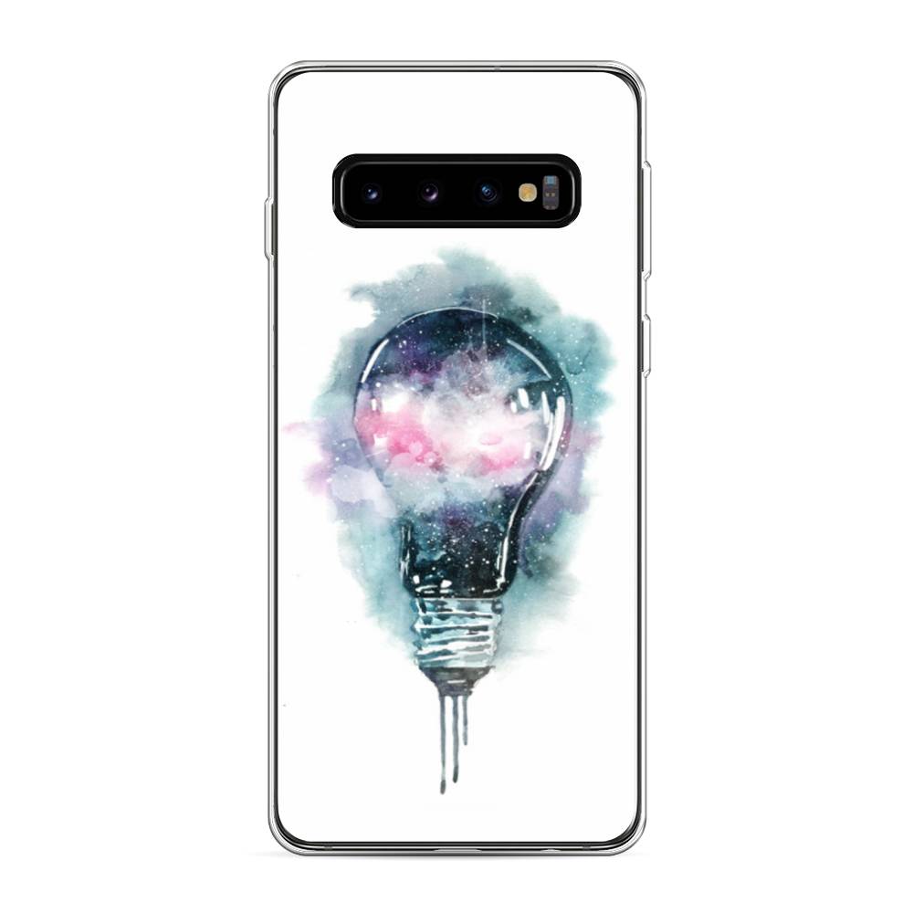 

Чехол на Samsung Galaxy S10 "Волшебная лампа", Белый;серый, 27050-4