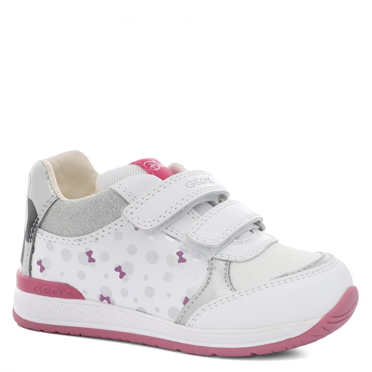 

Кеды GEOX B RISHON GIRL MickeyMouse B020LC цв. белый р. 25, B020LC