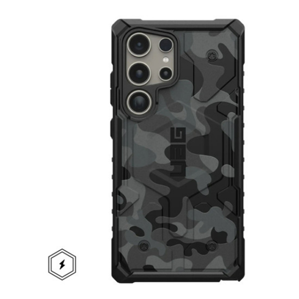 

Чехол UAG Pathfinder SE Pro для Samsung Galaxy S24 Ultra черный полуночный камуфляж, Pathfinder SE Pro