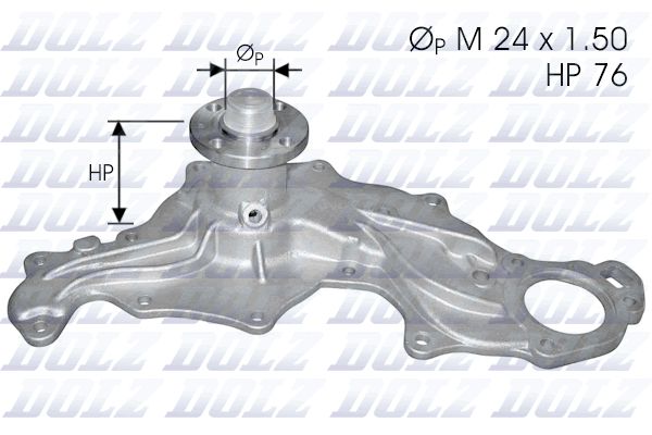 

Водяная Помпа DOLZ f122