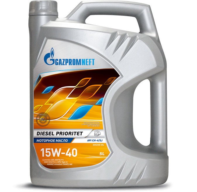 фото Масло моторное gazpromneft diesel premium 15w-40, 5л, 253142107