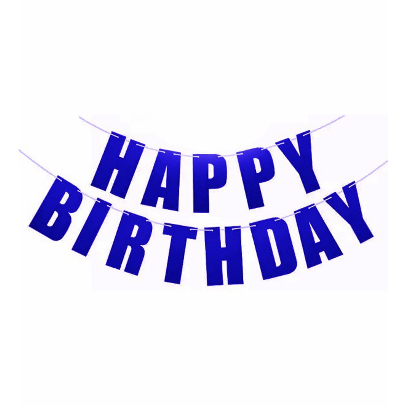 

Баннер-растяжка Fiolento Happy Birthday синий