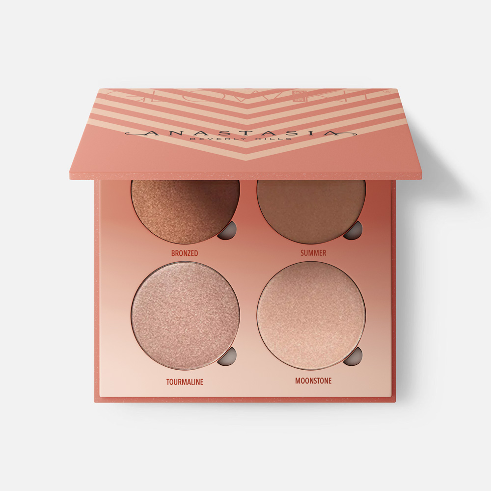 Палетка хайлайтеров Anastasia Beverly Hills, Sun Dipped Glow Kit, 29,6 г how much of these hills is gold