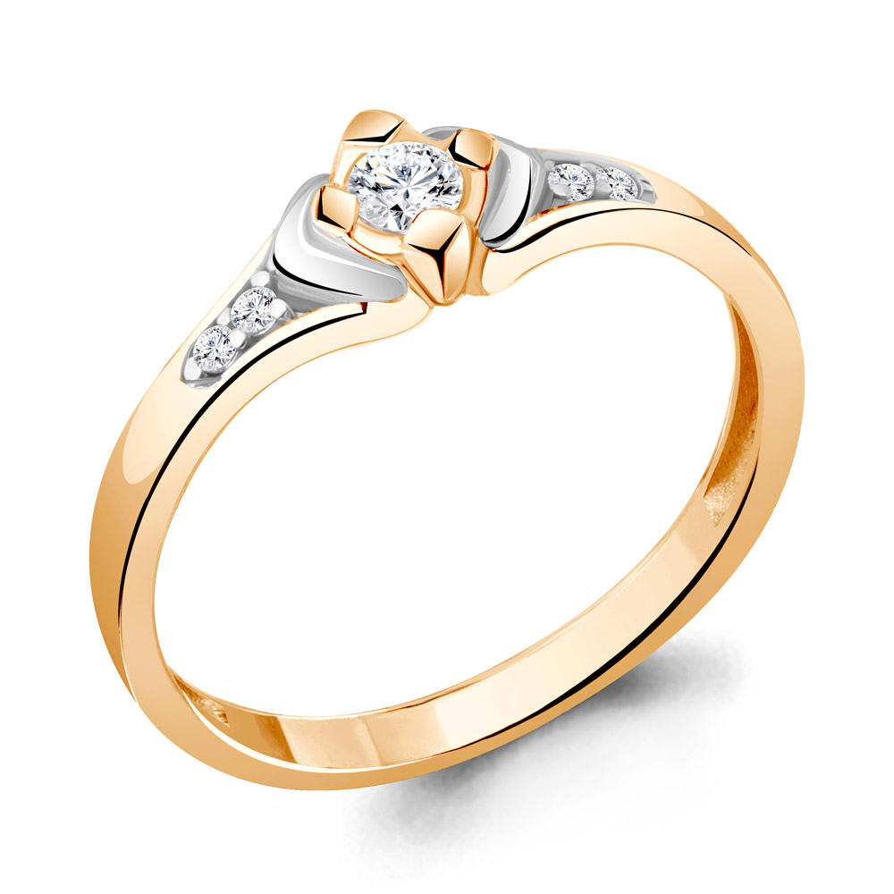 

Кольцо из серебра с фианитом Aquamarine Aquamarine 68985А_925_з р. 17,5, 68985А_925_з