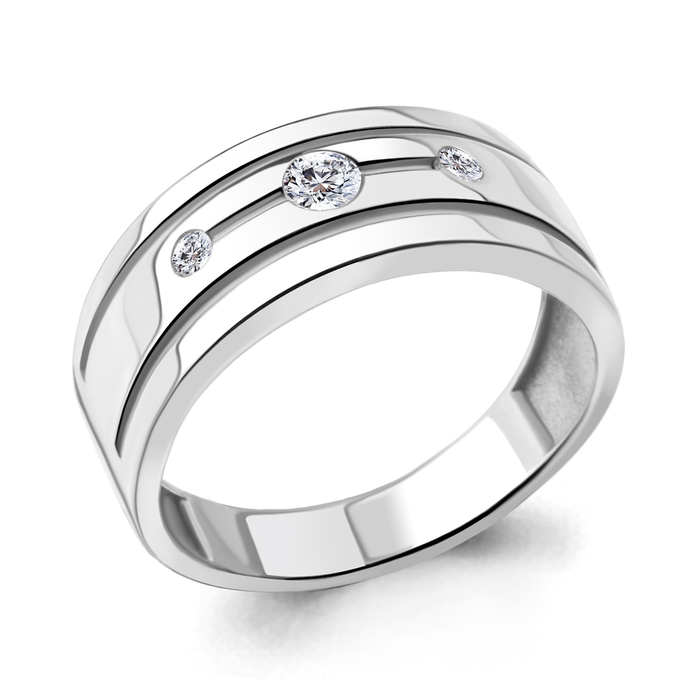 

Кольцо из серебра с фианитом Aquamarine Aquamarine 68984А_925_р р. 20,5, 68984А_925_р