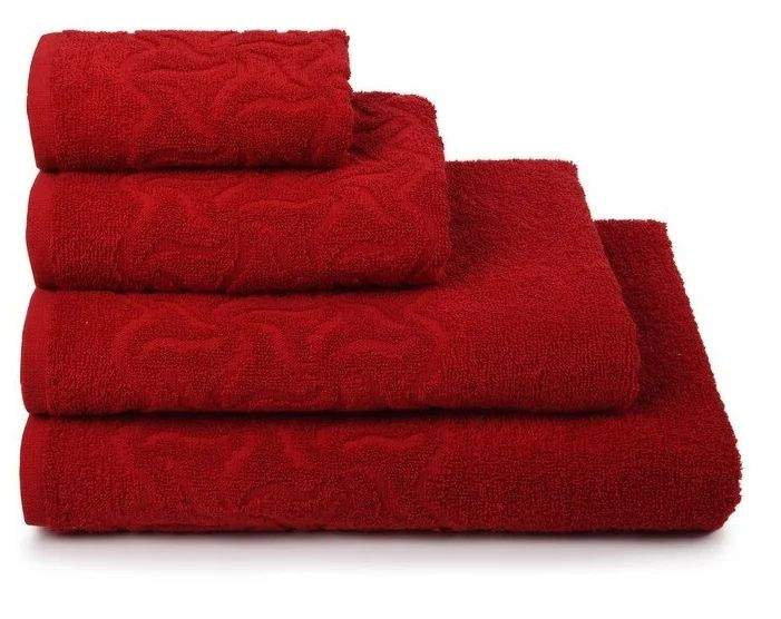 

Полотенце Cleanelly Радуга 100 x 150 см махровое красный ПД-1201-04352