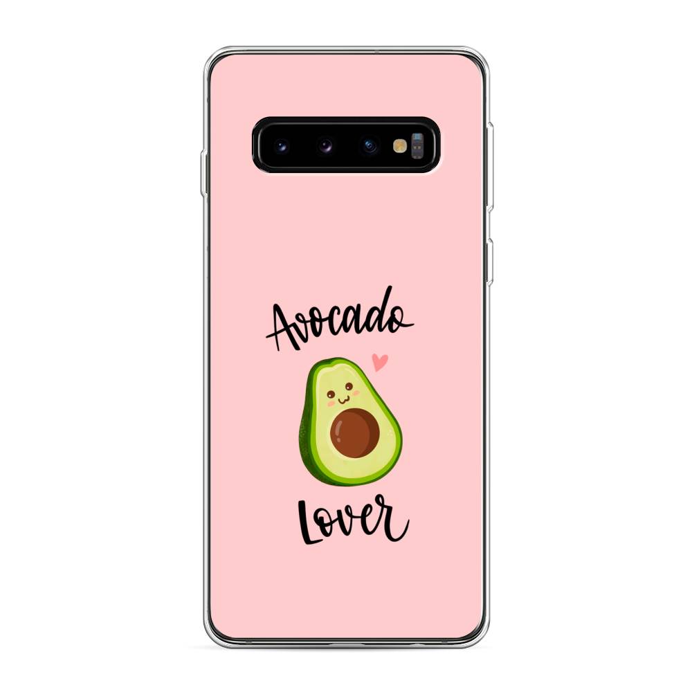 

Чехол на Samsung Galaxy S10 "Avocado lover", Розовый;зеленый, 27050-6