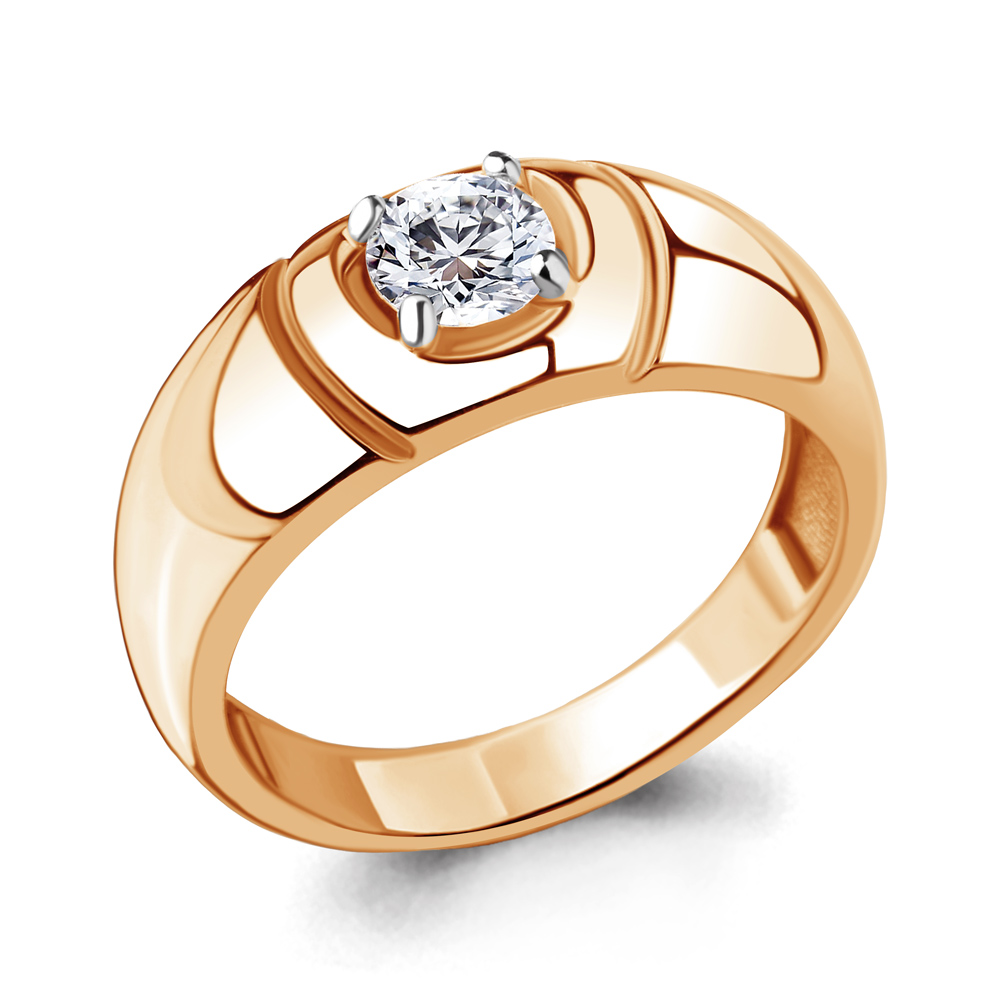 

Кольцо из серебра с фианитом Aquamarine Aquamarine 68983А_925_з р, 68983А_925_з