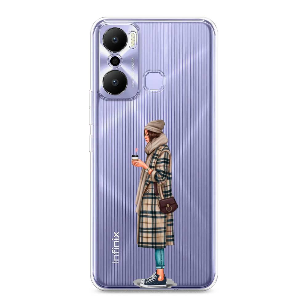 

Чехол на Infinix Hot 20 Play "Утренний кофе", Коричневый;бежевый, 3103550-6