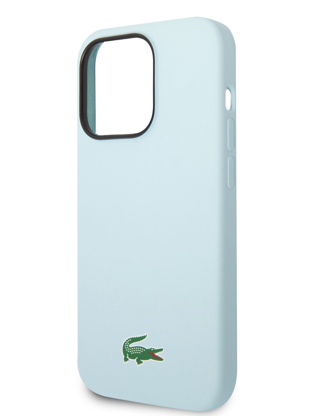 Чехол Lacoste для iPhone 15 Pro Croc Logo с Magsafe 600014572077 голубой