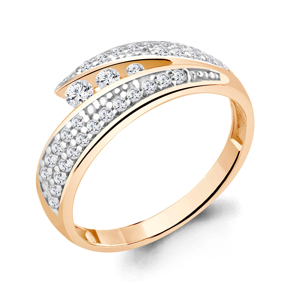 

Кольцо из серебра с фианитом Aquamarine Aquamarine 68981А_925_з р. 18, 68981А_925_з