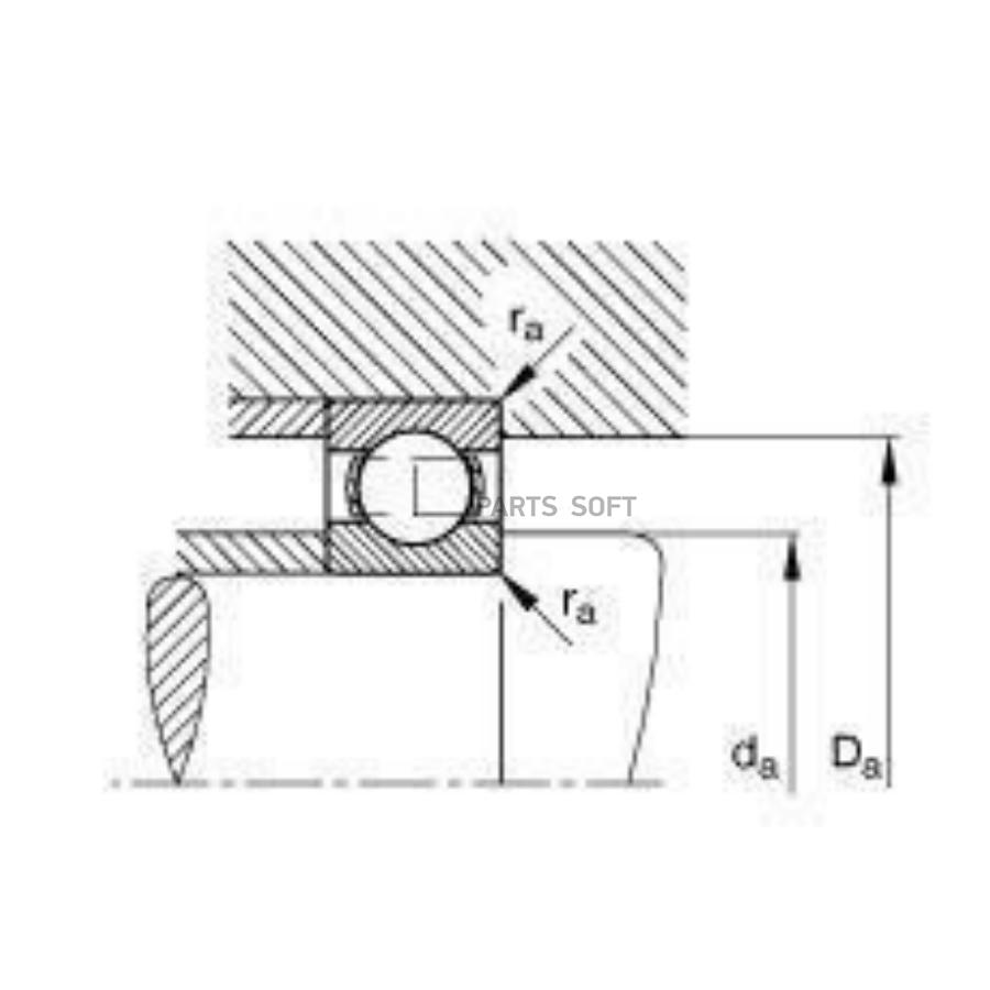 

Подшипник Кпп 28/68/18, Шариковый Nsk 63/28-DDU NSK 6328DDU