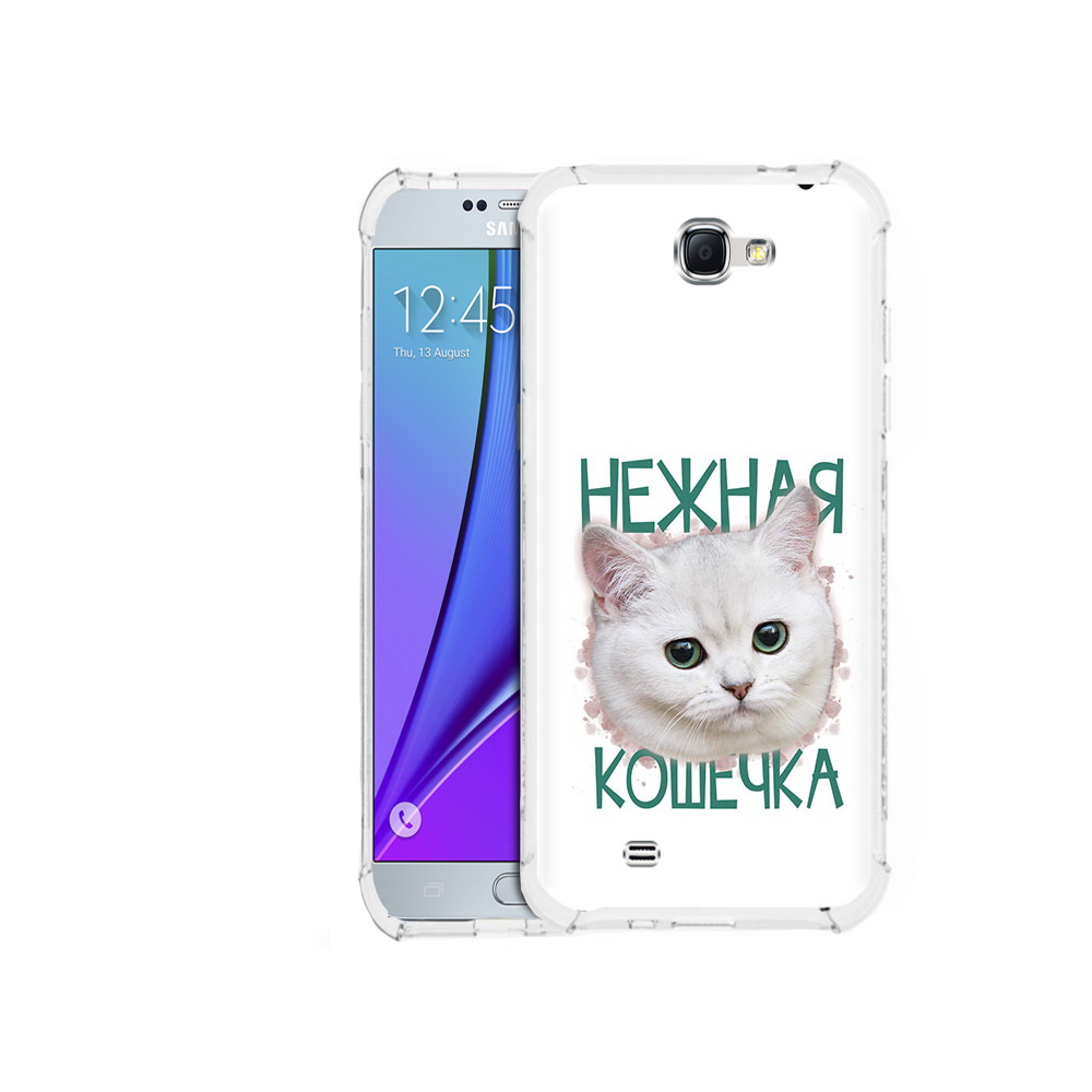 

Чехол MyPads Tocco для Samsung Galaxy Note 2 нежная кошечка (PT29983.561.520), Прозрачный, Tocco