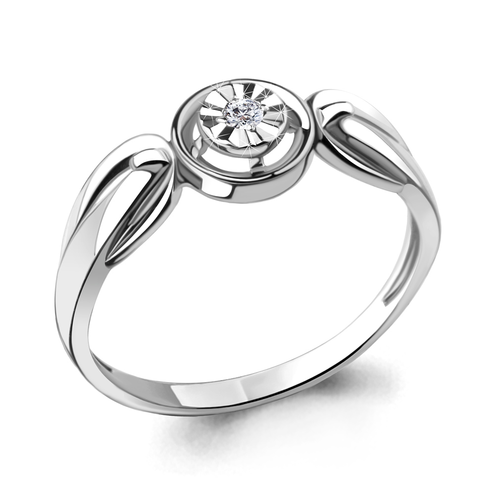 

Кольцо из серебра с фианитом Aquamarine Aquamarine 68977_925_р р. 16, 68977_925_р