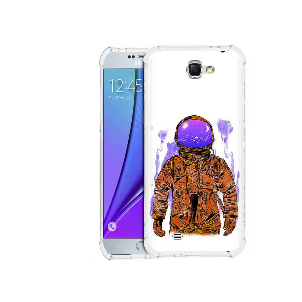 

Чехол MyPads Tocco для Samsung Galaxy Note 2 нарисованный мужчина в скафандре, Прозрачный, Tocco