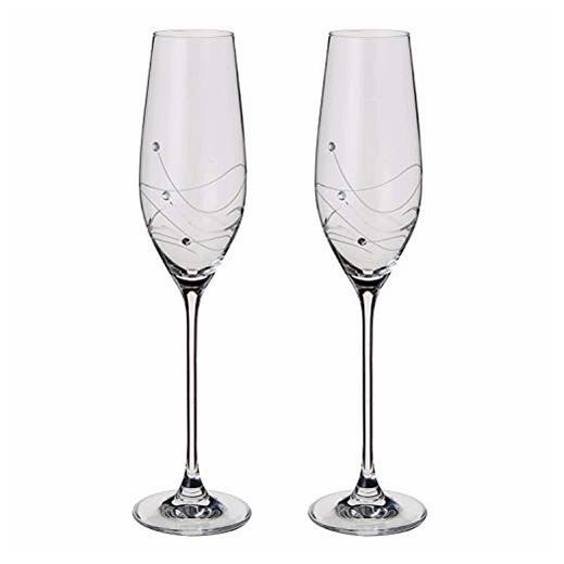 

Бокалы для шампанского Dartington crystal Glitz 210 мл 2 шт, Прозрачный