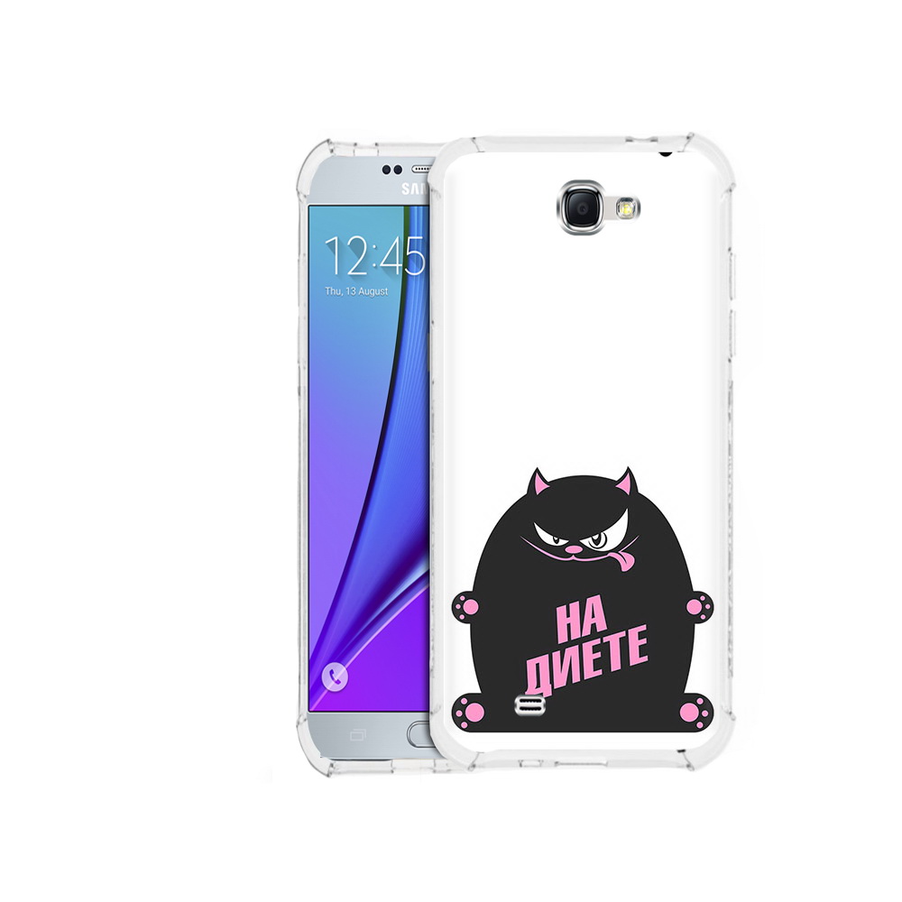 

Чехол MyPads Tocco для Samsung Galaxy Note 2 на диете (PT29983.561.492), Прозрачный, Tocco