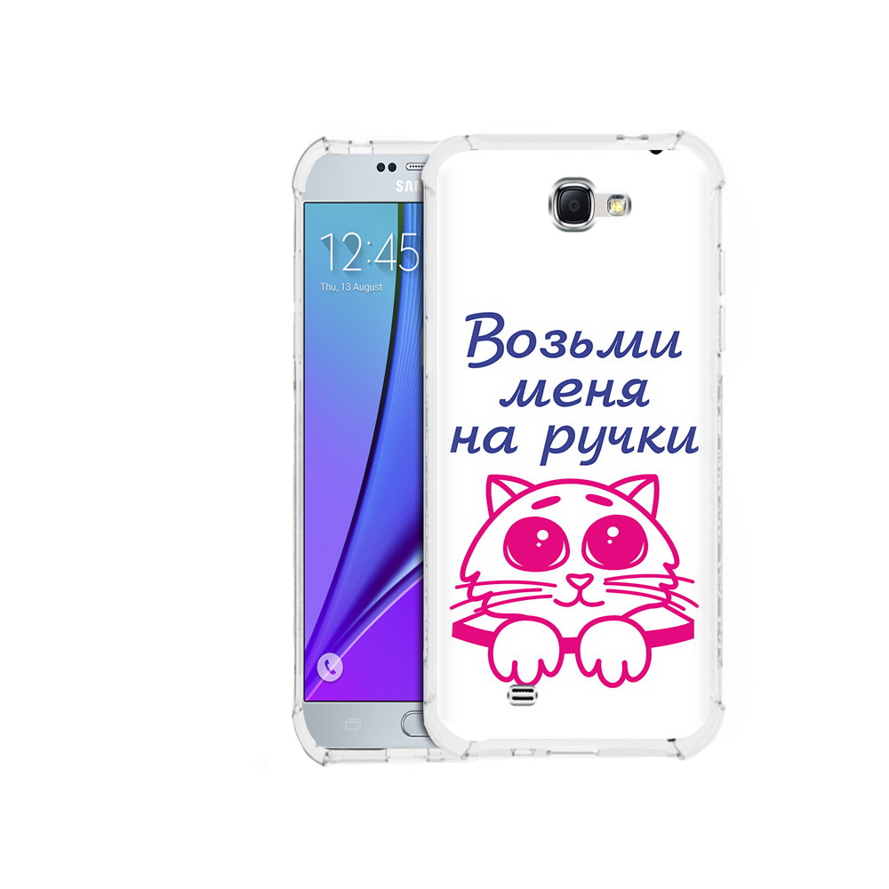 

Чехол MyPads Tocco для Samsung Galaxy Note 2 мяу (PT29983.561.491), Прозрачный, Tocco