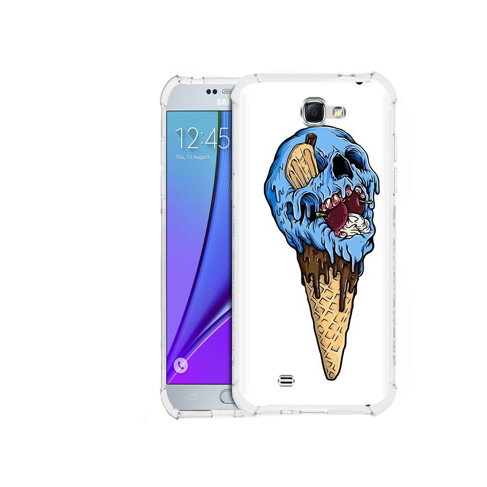 

Чехол MyPads Tocco для Samsung Galaxy Note 2 мороженное череп (PT29983.561.484), Прозрачный, Tocco