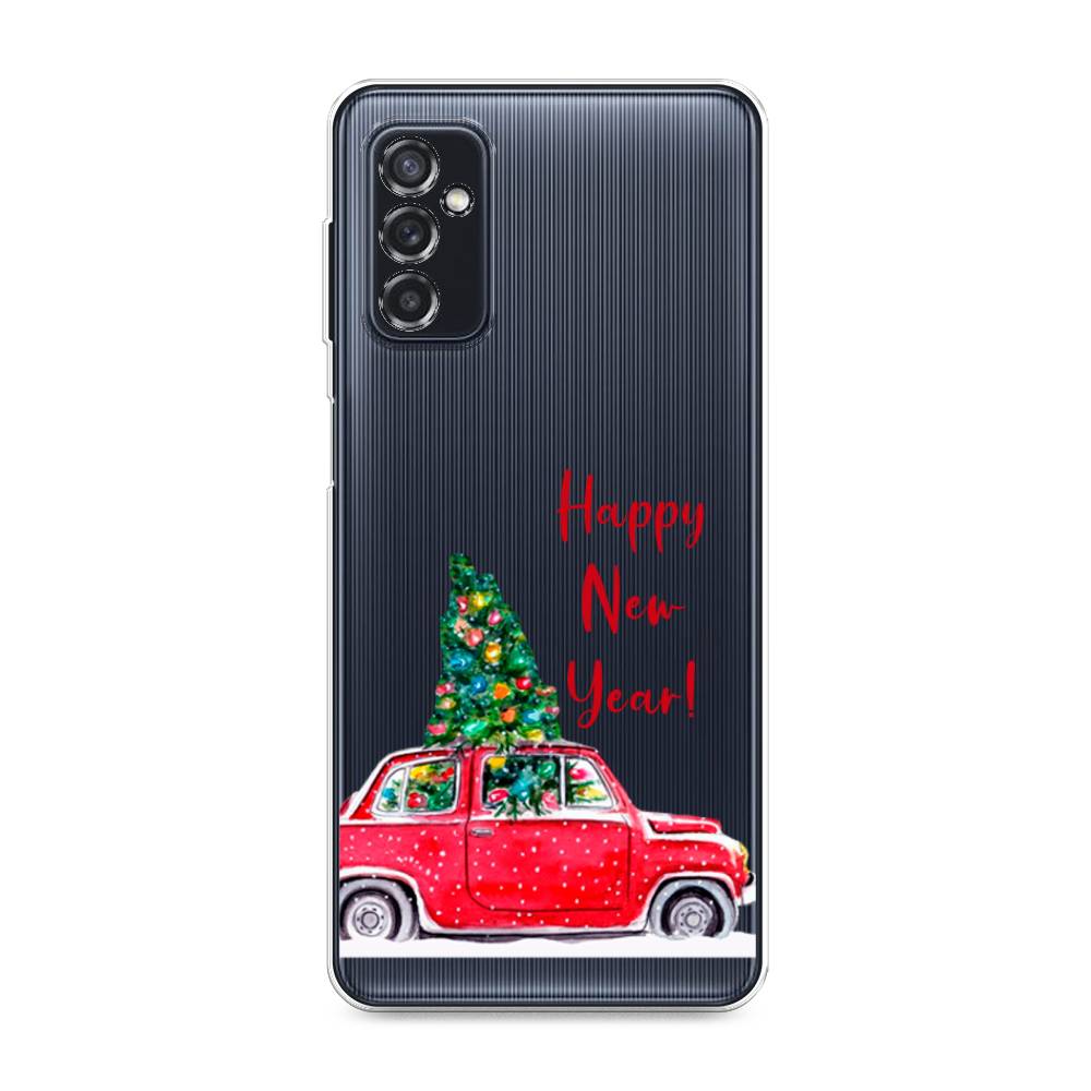 

Чехол на Samsung Galaxy M52 "Happy New Year", Красный;зеленый, 2104350-5