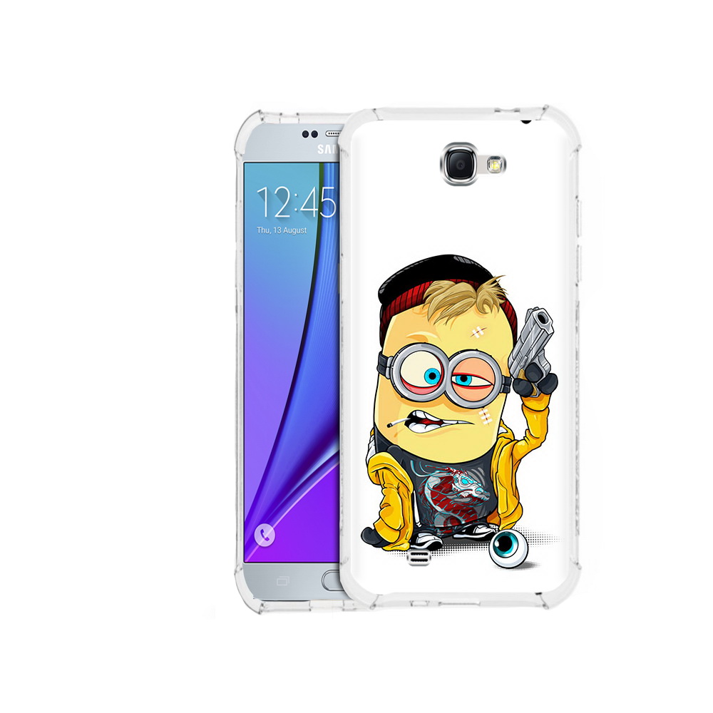 

Чехол MyPads Tocco для Samsung Galaxy Note 2 миньон бандит (PT29983.561.475), Прозрачный, Tocco
