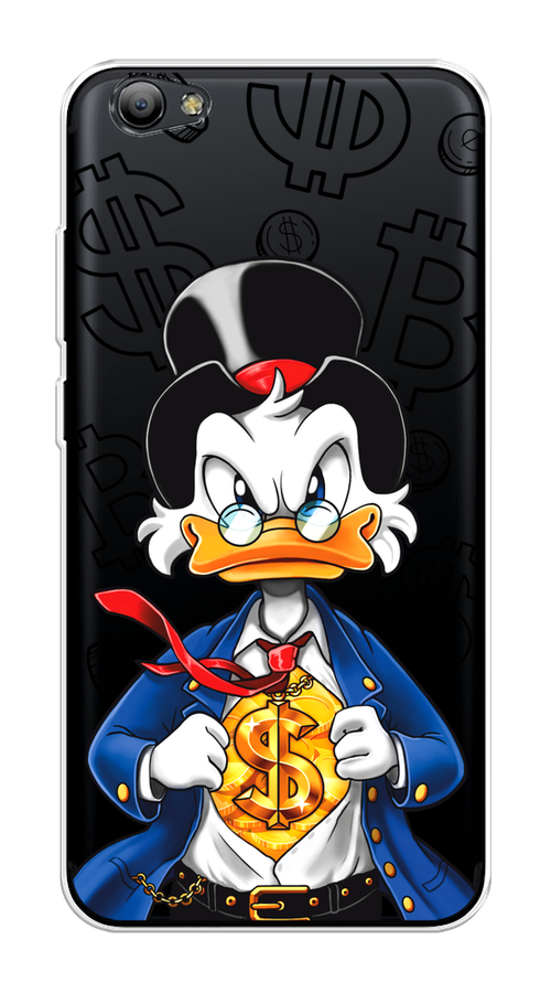 

Чехол на Vivo Y65/Y66 "Scrooge Goldman", Черный;белый;синий, 260550-1