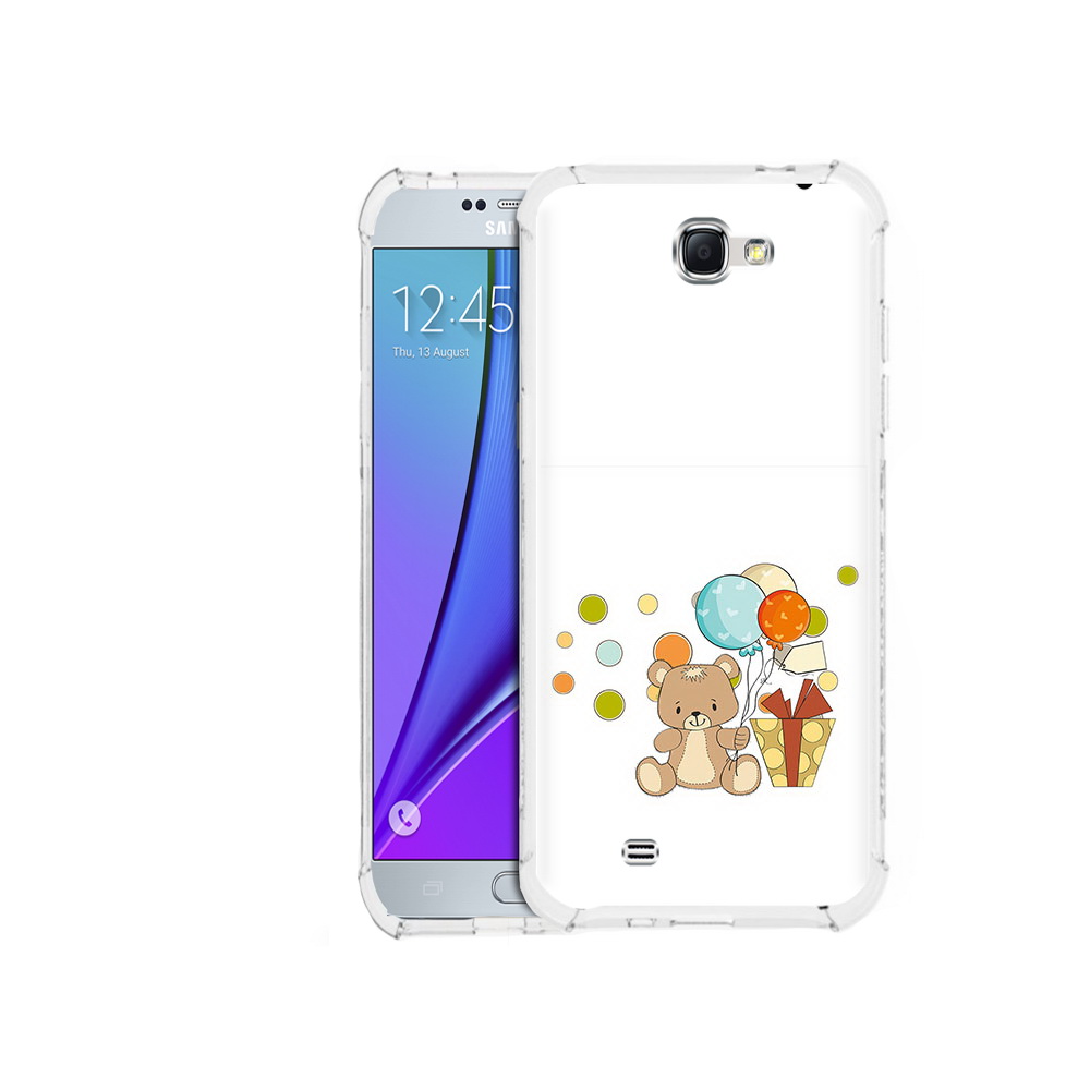 

Чехол MyPads Tocco для Samsung Galaxy Note 2 медвеженок с подарком (PT29983.561.470), Прозрачный, Tocco