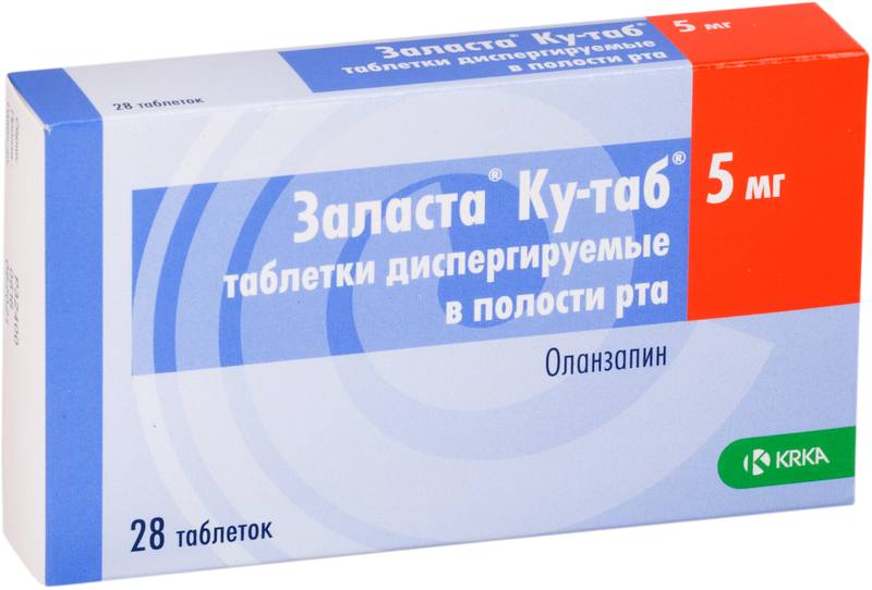 Заласта ку-таб таблетки растворимые 5 мг 28 шт.