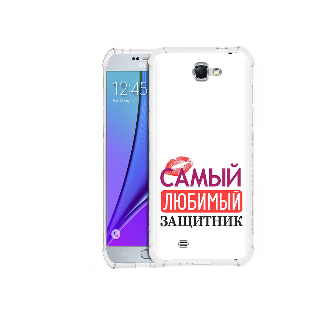 

Чехол MyPads Tocco для Samsung Galaxy Note 2 любимый защитник (PT29983.561.451), Прозрачный, Tocco