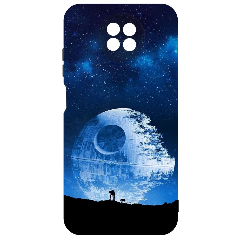 

Чехол-накладка Soft Case Звездные Войны. Звезда смерти для Xiaomi Redmi Note 9T черный