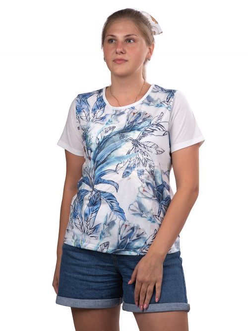 

Футболка женская Lisette LY20-Q6M28S1-0-7 белая 52 RU, LY20-Q6M28S1-0-7
