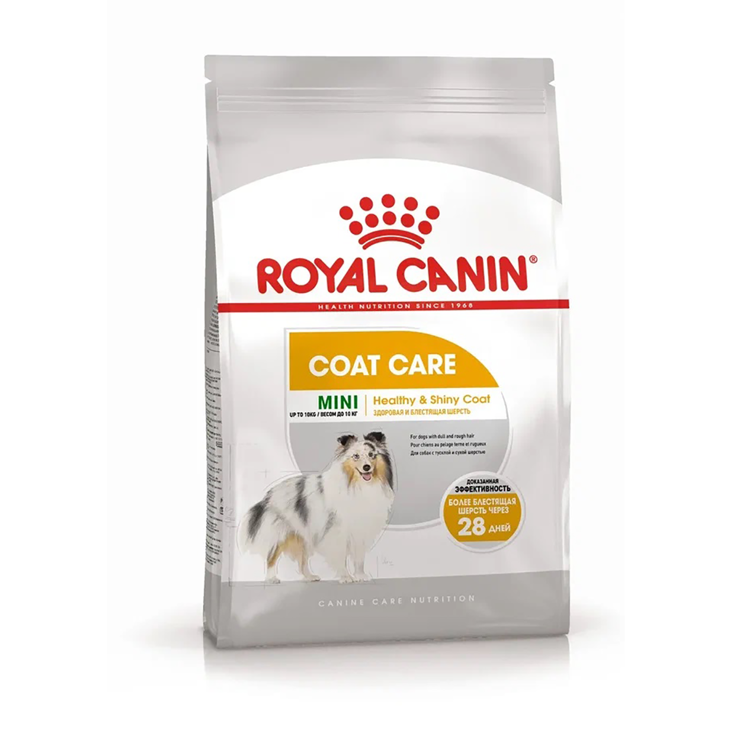 

Сухой корм для собак Royal Canin Mini Coat Care, с тусклой и сухой шерстью 1 кг, Mini Coat Care