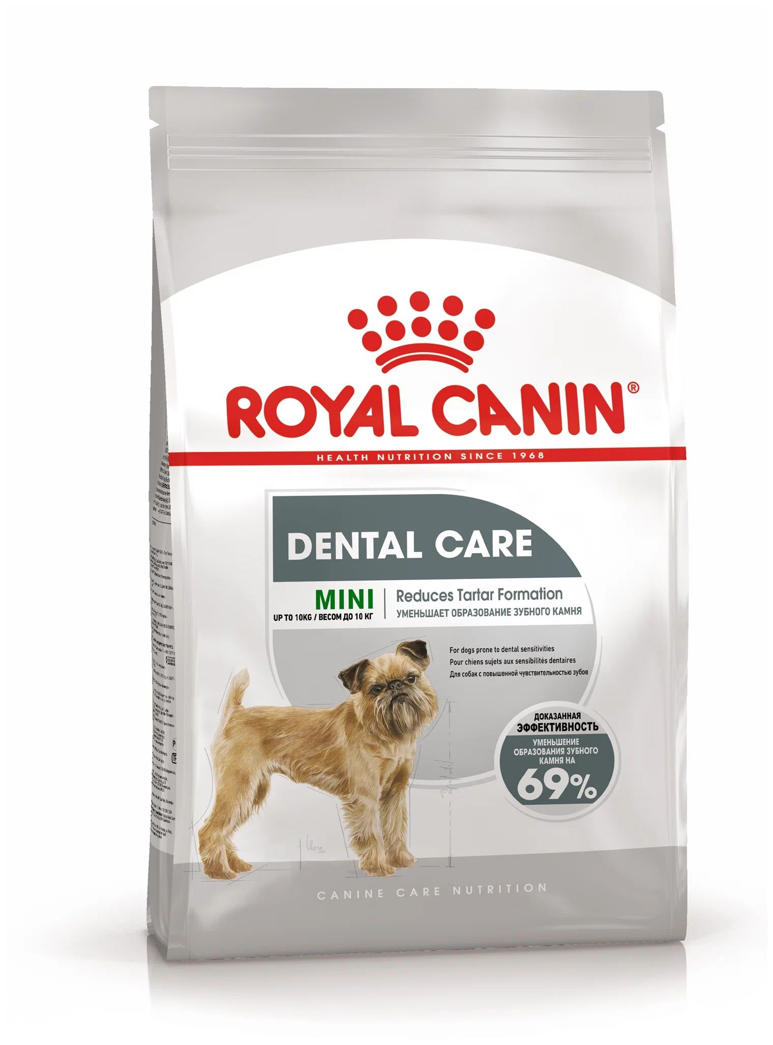 фото Сухой корм для собак royal canin dental care mini adult, мясо, 1кг