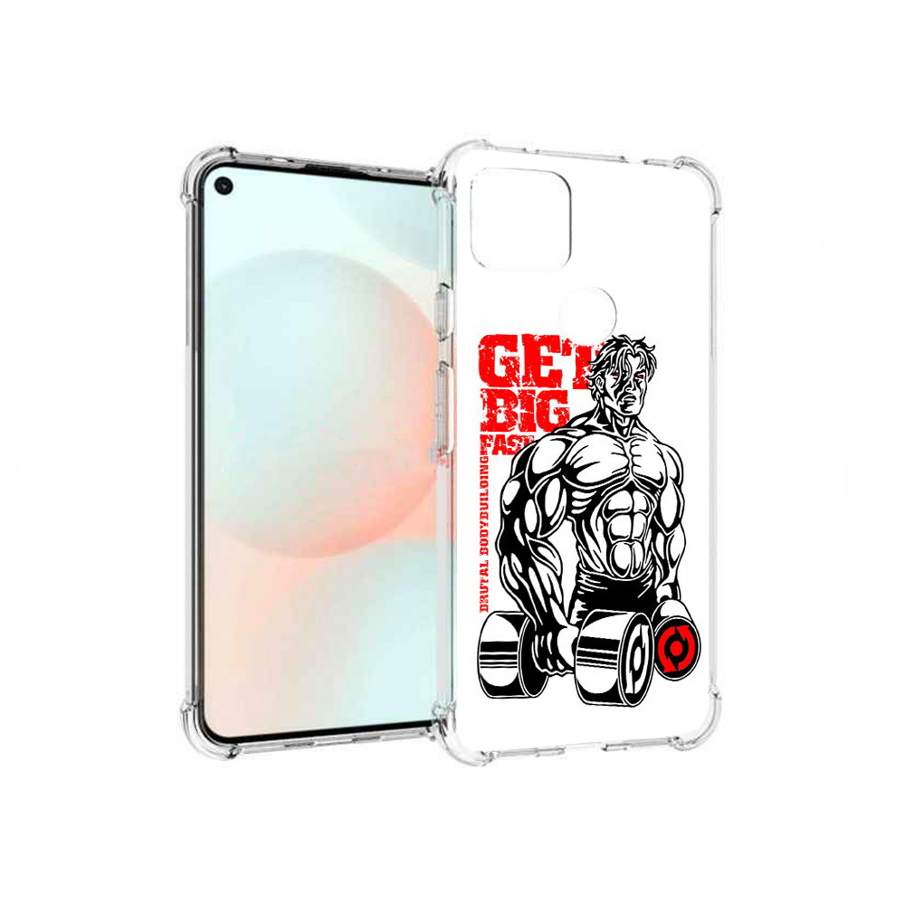 

Чехол MyPads Tocco для Google Pixel 5A накаченное тело, Прозрачный, Tocco