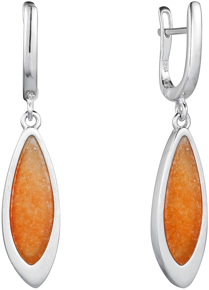 

Серьги из серебра с авантюрином Balex Jewellery 2432930228, 2432930228