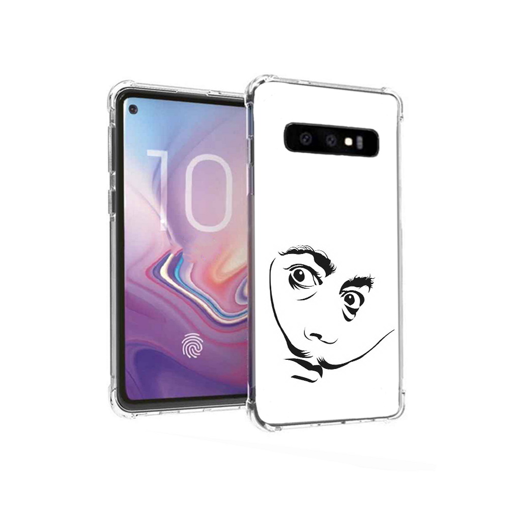 Чехол MyPads Tocco для Samsung Galaxy S10 мужчина с длинными усами (PT125897.498.487)