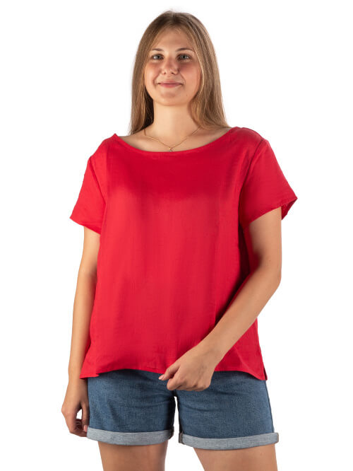 Блуза женская Westfalika LY20-0926 красная 46 RU